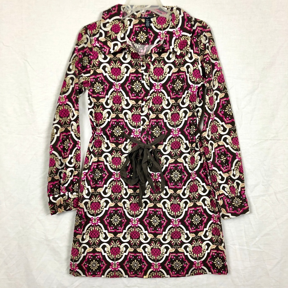 Banana Republic Retro Vintage Style Shirt Dress S